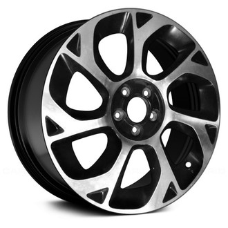 Replace® - 7 Spiral-Spoke Machined and Gloss Black 16x6.5 Alloy Factory Wheel - Remanufactured
