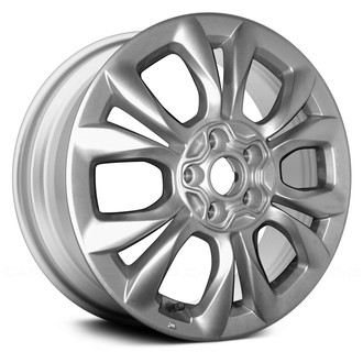Replace® - 6 V-Spoke Silver 17x7 Alloy Factory Wheel - Remanufactured