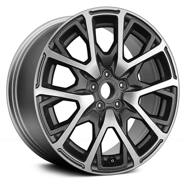 Replace® - 18 x 7 Multi 5-Spoke Dark Silver with Machined Accents Alloy Factory Wheel (Remanufactured)