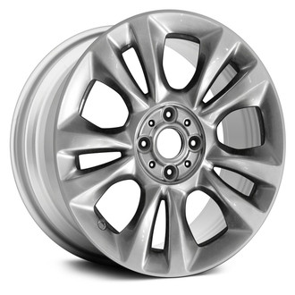 Replace® - Double 5-Spoke Silver 17x7 Alloy Factory Wheel - Remanufactured