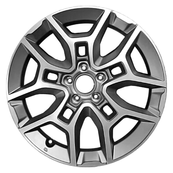 Replace® - 18 x 7 5 Y-Spoke Machined Medium Charcoal Matte Clear Alloy Factory Wheel (Remanufactured)
