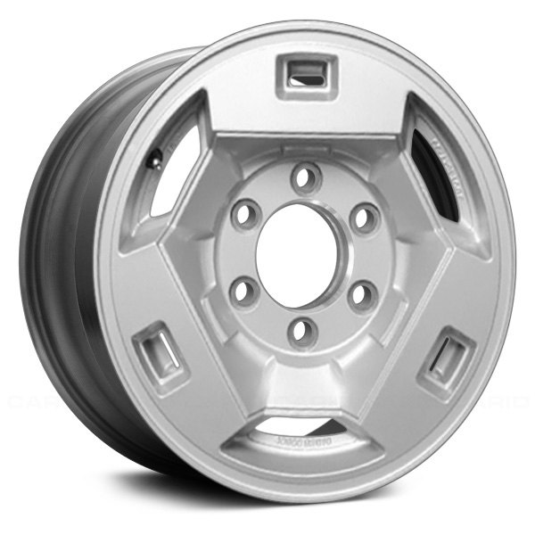 Replace® - 15 x 7 6-Slot Flat Silver Textured Alloy Factory Wheel (Remanufactured)