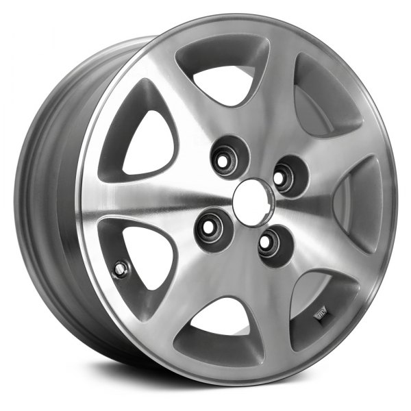 Replace® - 15 x 6 7 I-Spoke Machined with Silver Vents Alloy Factory Wheel (Remanufactured)