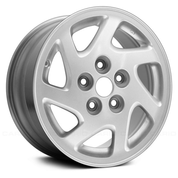 Replace® - 15 x 6.5 7 Spiral-Spoke Machined and Silver Alloy Factory Wheel (Remanufactured)