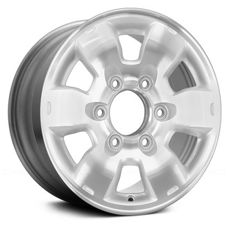 Replace® - 6 I-Spoke Silver Full Face with Textured Windows 15x6 Alloy Factory Wheel - Remanufactured