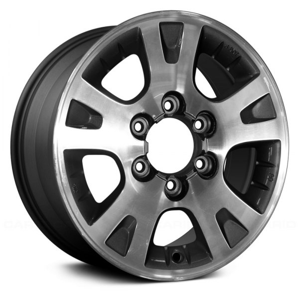 Replace® - 16 x 7 Double 5-Spoke Dark Charcoal Machined Alloy Factory Wheel (Remanufactured)