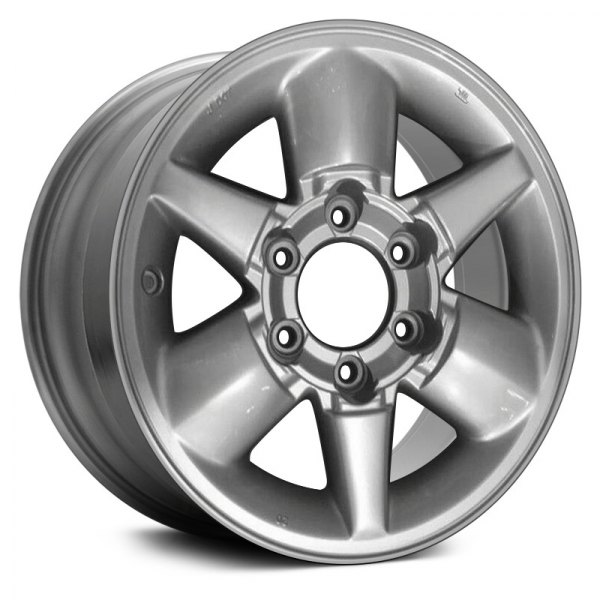 Replace® - 16 x 7 6 Alternating-Spoke Medium Silver Sparkle Alloy Factory Wheel (Remanufactured)