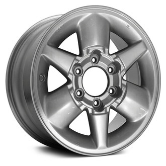 Replace® - 6 Alternating-Spoke Medium Silver Sparkle 16x7 Alloy Factory Wheel - Remanufactured