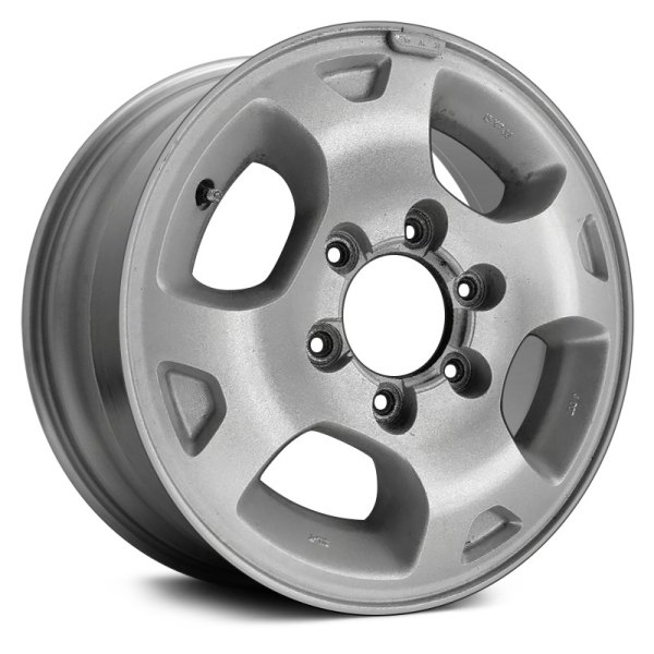 Replace® - 15 x 7 4-Slot Medium Sparkle Silver Alloy Factory Wheel (Remanufactured)