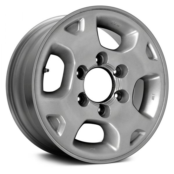 Replace® - 15 x 7 4-Slot Medium Sparkle Silver Alloy Factory Wheel (Remanufactured)
