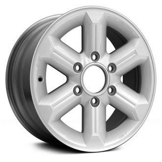 Replace® - 6 I-Spoke Hyper Silver 17x8 Alloy Factory Wheel - Remanufactured