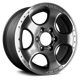 Replace® - 5-Slot Charcoal Gray 17x8 Alloy Factory Wheel - Remanufactured