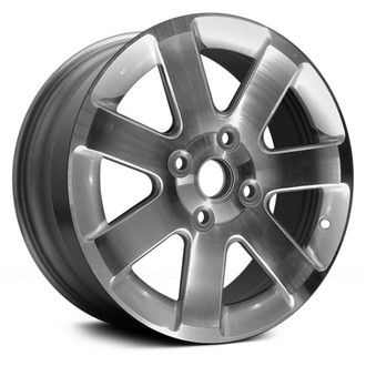 Replace® - 7 I-Spoke Machined with Silver Vents 16x6.5 Alloy Factory Wheel - Remanufactured