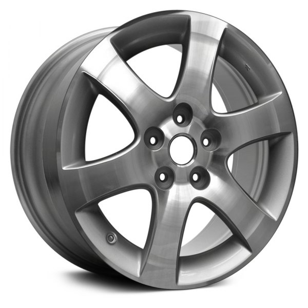 Replace® - 17 x 6.5 6 I-Spoke Machined with Silver Vents Alloy Factory Wheel (Remanufactured)