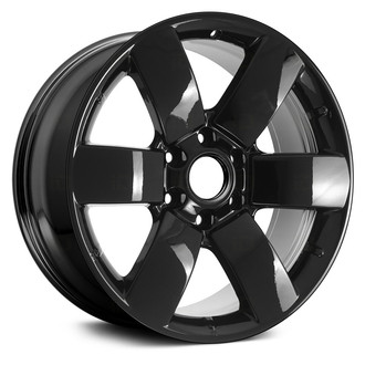 Replace® - 6 I-Spoke Dark PVD Chrome 20x8 Alloy Factory Wheel - Remanufactured