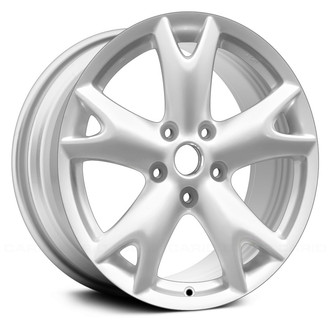 Replace® - Double 5-Spoke Silver 17x7 Alloy Factory Wheel - Remanufactured