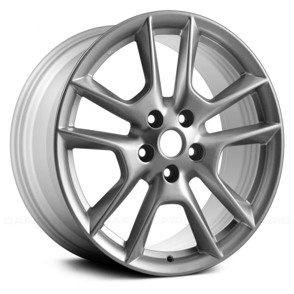 Replace® - 18 x 8 5 V-Spoke Silver Alloy Factory Wheel (Replica)