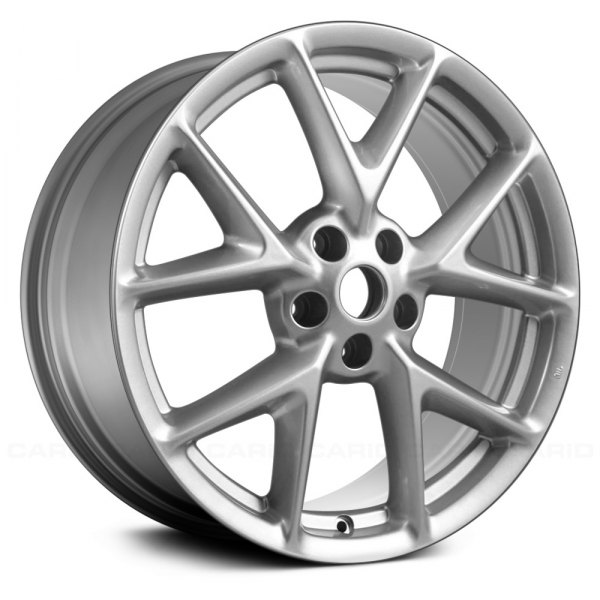 Replace® - 19 x 8 5 V-Spoke Sparkle Silver Alloy Factory Wheel (Remanufactured)
