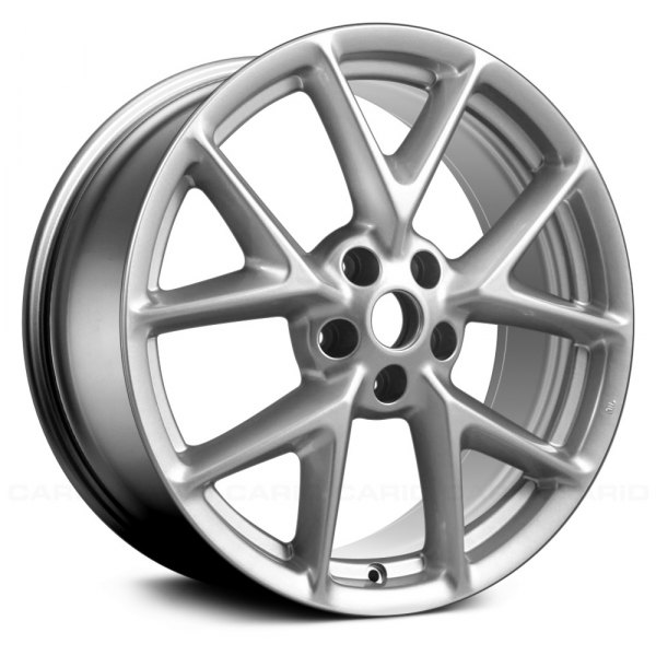 Replace® - 19 x 8 5 V-Spoke Light Smoked Hyper Silver Alloy Factory Wheel (Remanufactured)