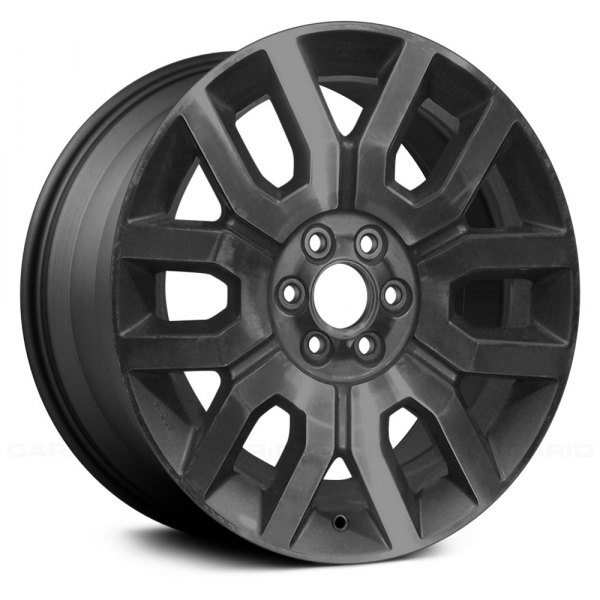 Replace® - 18 x 7.5 6 V-Spoke Medium Charcoal Alloy Factory Wheel (Remanufactured)