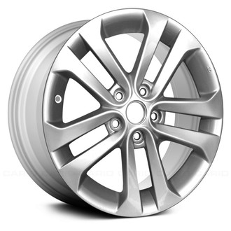 Replace® - Double 5-Spoke Silver 17x7 Alloy Factory Wheel - Remanufactured