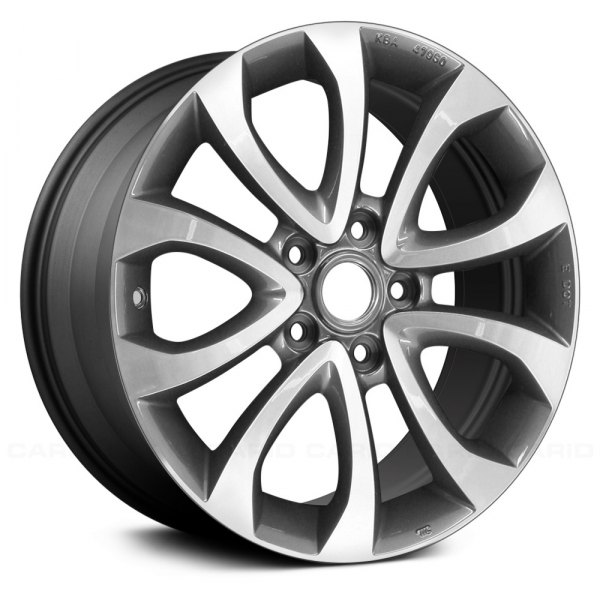 Replace® - 17 x 7 5 V-Spoke Charcoal Gray Alloy Factory Wheel (Remanufactured)