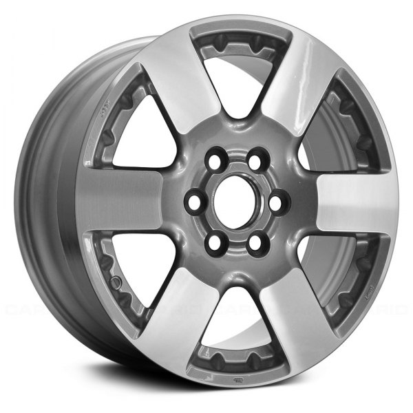 Replace® - 15 x 5.5 6 I-Spoke Machined and Bright Sparkle Silver Alloy Factory Wheel (Remanufactured)