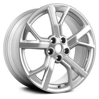 Replace® - 5 Double Spiral-Spoke Silver 19x8 Alloy Factory Wheel - Replica