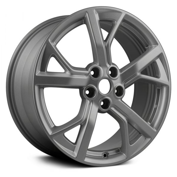 Replace® - 19 x 8 5 Double Spiral-Spoke Machined and Medium Charcoal Metallic Alloy Factory Wheel (Replica)