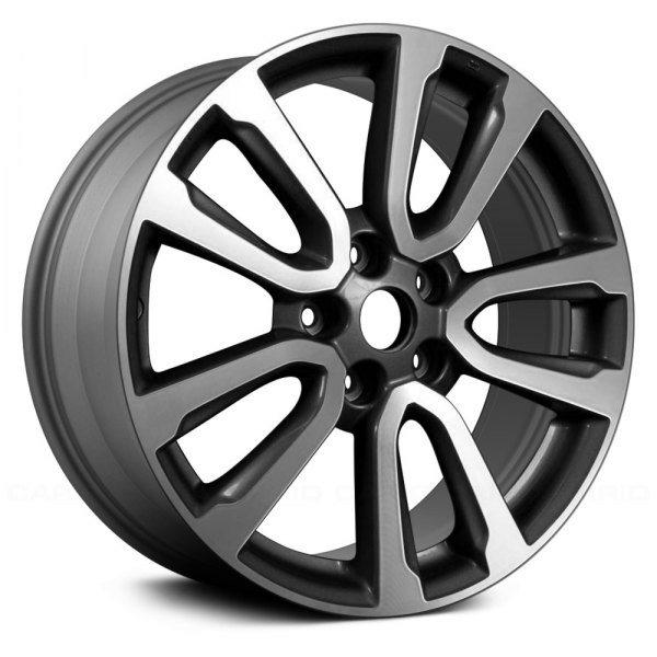 Replace® - 18 x 7.5 5 V-Spoke Machined and Medium Charcoal Alloy Factory Wheel (Factory Take Off)
