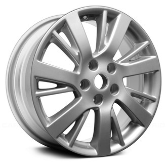 Replace® - 7 V-Spoke Silver Metallic 17x6.5 Alloy Factory Wheel - Remanufactured
