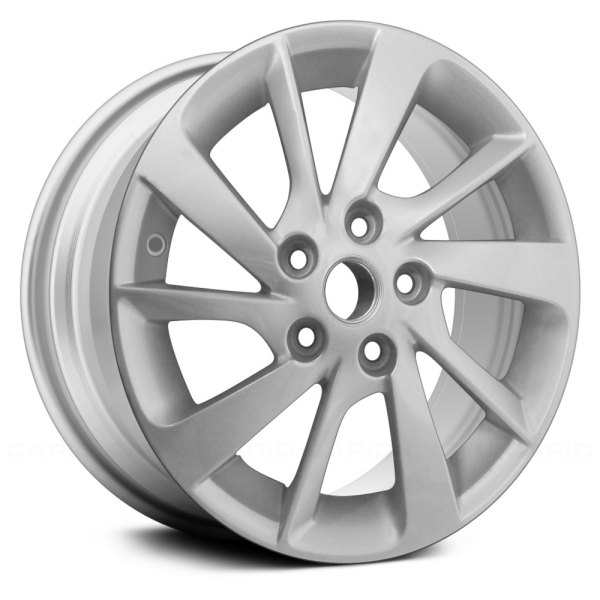 Replace® - 16 x 6.5 10 Spiral-Spoke Silver Metallic Alloy Factory Wheel (Remanufactured)