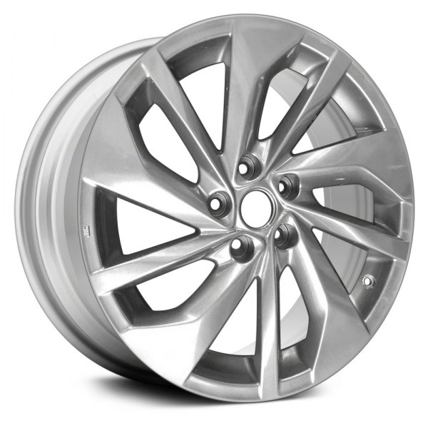 Replace® - 18 x 7 10 Spiral-Spoke Light Silver Metallic Alloy Factory Wheel (Remanufactured)