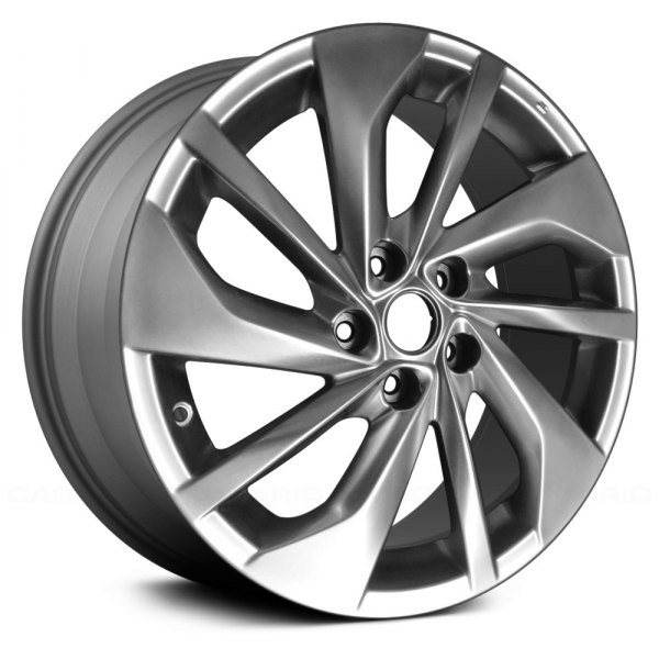 Replace® - 18 x 7 10 Spiral-Spoke Charcoal Alloy Factory Wheel (Remanufactured)