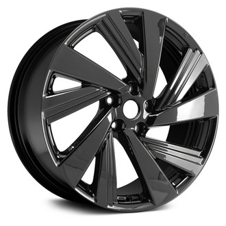 Replace® - 10 Spiral-Spoke Black 20x7.5 Alloy Factory Wheel - Remanufactured