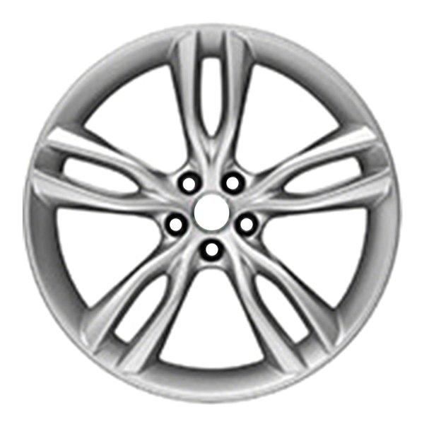 Replace® - 20 x 9.5 20-Spoke Painted Dark Hyper Silver Alloy Factory Wheel (Remanufactured)