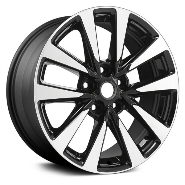 Replace® - 17 x 7.5 5 V-Spoke Machined and Charcoal Alloy Factory Wheel (Factory Take Off)