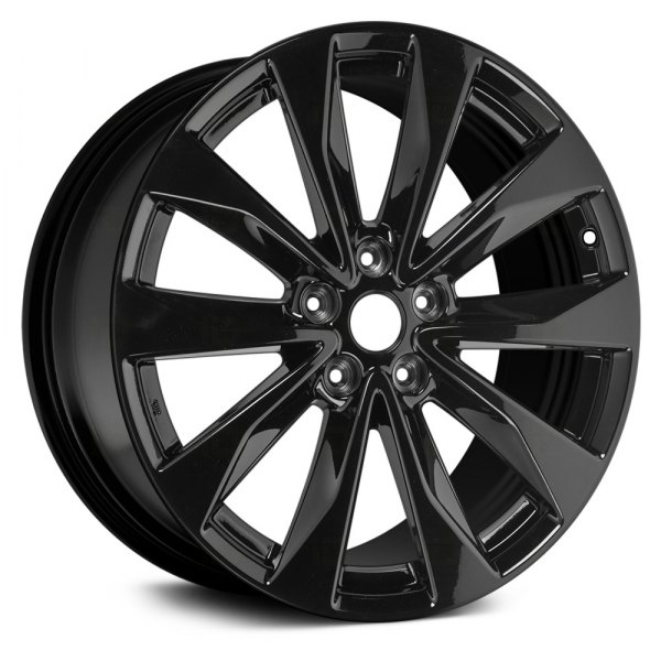 Replace® - 19 x 8.5 5 V-Spoke Gloss Black Alloy Factory Wheel (Remanufactured)