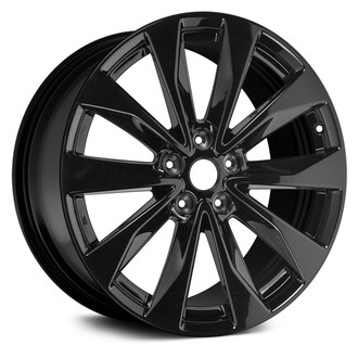 Replace® - 5 V-Spoke Gloss Black 19x8.5 Alloy Factory Wheel - Remanufactured