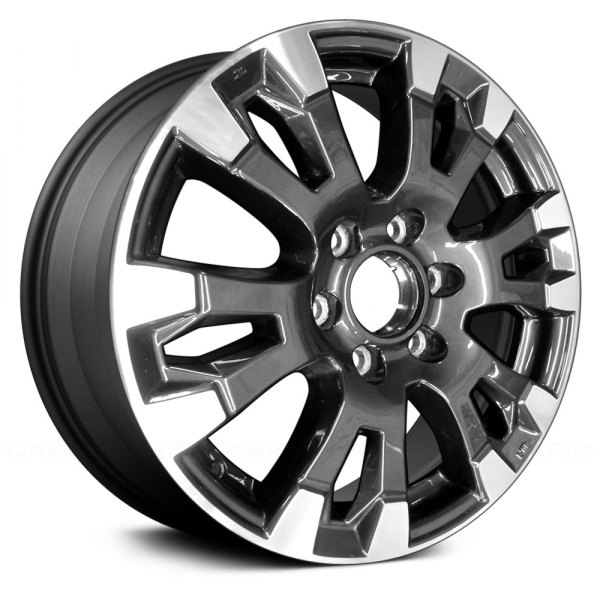 Replace® - 18 x 7.5 6 V-Spoke Machined and Charcoal Alloy Factory Wheel (Remanufactured)