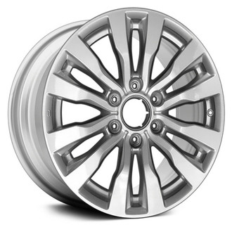 Replace® - 6 V-Spoke Bright Silver 18x8 Alloy Factory Wheel - Remanufactured