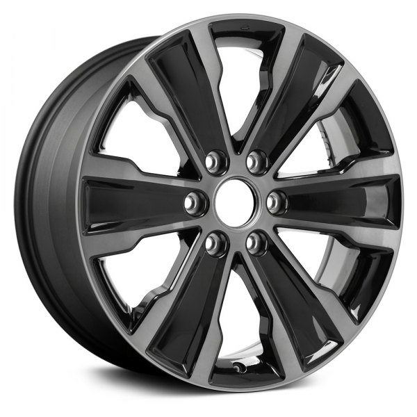 Replace® - 20 x 8 6 I-Spoke Machined Dark Charcoal Alloy Factory Wheel (Remanufactured)