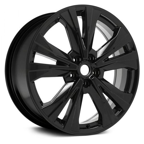 Replace® - 20 x 7.5 5 V-Spoke Black Alloy Factory Wheel (Remanufactured)