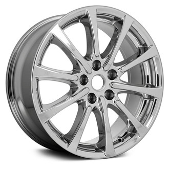 Replace® - 10 I-Spoke PVD Chrome Bright OEM 18x7.5 Alloy Factory Wheel - Remanufactured