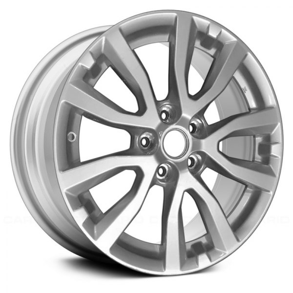 Replace® - 17 x 7 5 V-Spoke Sparkle Silver Alloy Factory Wheel (Remanufactured)