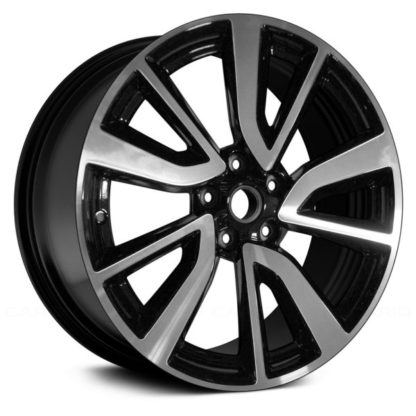Replace® - 19 x 7 5 V-Spoke Machined and Black Alloy Factory Wheel (Remanufactured)