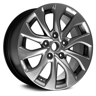 Replace® - 10 Spiral-Spoke Black 16x6.5 Alloy Factory Wheel - Remanufactured