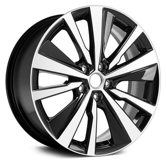 Replace® ALYNN053U45 - 10 Turbine-Spoke Black with Machined Face