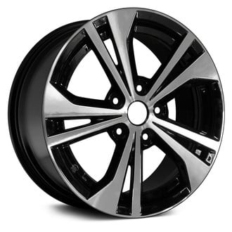 Replace® - 5 Double Spiral-Spoke Black 16x6.5 Alloy Factory Wheel - Remanufactured