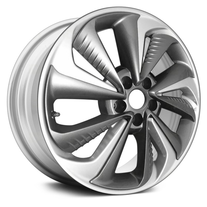 Replace® ALYHT068U20 - 10 Spiral-Spoke Silver 18x8 Alloy